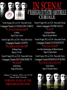 IV Rassegna teatrale in Scena! @ Ceriale | Ceriale | Liguria | Italia