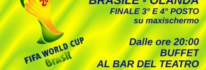 Finale 3° e 4° posto Mondiali di Calcio su maxischermo